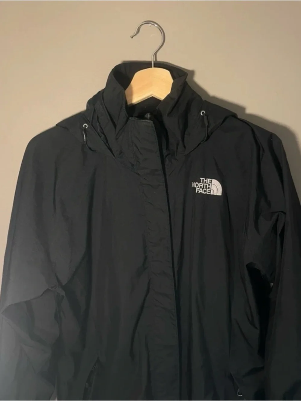 The North Face Men's Black Hooded Rain Shell